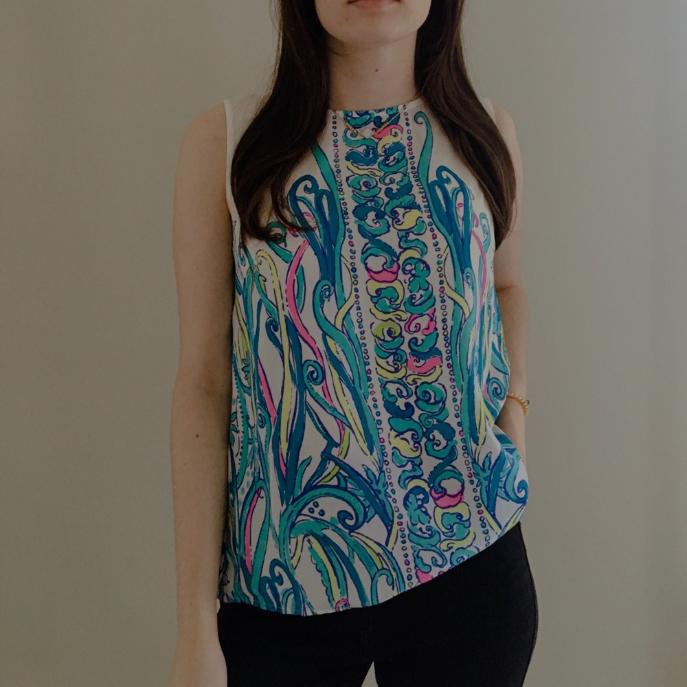 Lily Pulitzer Silk Top✨